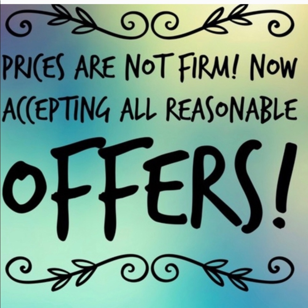 Reasonable Offers Accepted